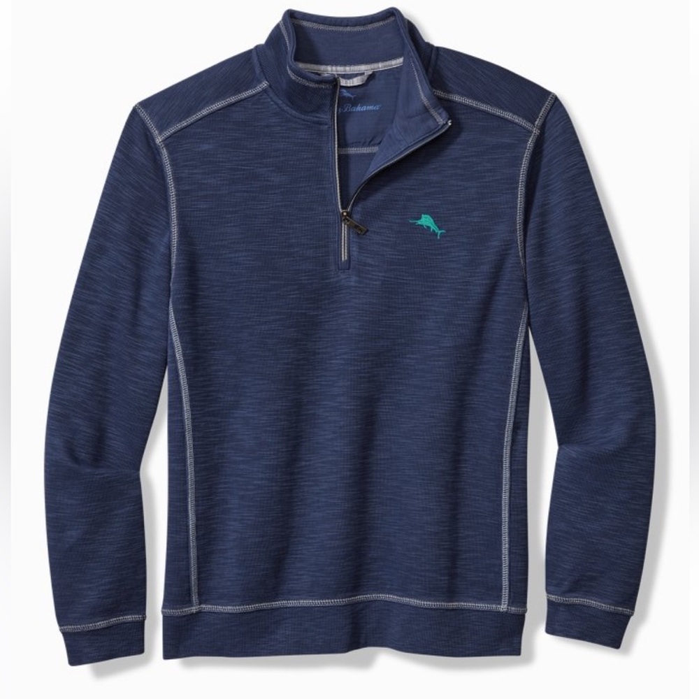 Tommy Bahama Tobago Bay Half Zip size Large